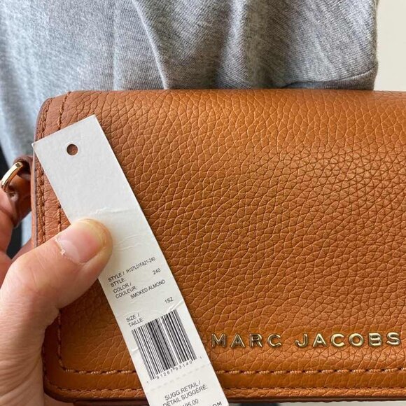 Marc Jacobs H107L01FA21 Groove Pebbled Leather Mini Shoulder Bag, Smoked Almond - Picture 7 of 9